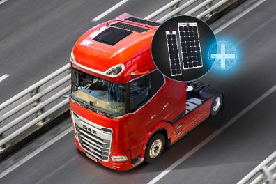 Paneles solares en camiones: menor consumo de combustible y menor desgaste
